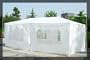 Aosom 10' x 20' Event Party Sun Shade Tent w/ Sidewalls - White