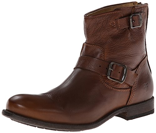 FRYE Men's Tyler Engineer Boot,Cognac,13 M US