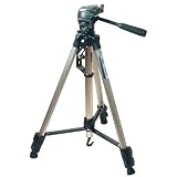 Savage TD-200 Digital Camera / Video Tripod with Three-Way Fluid Pan Head with Quick Release, Supports 8.8 lbs., Maximum Height 60.5