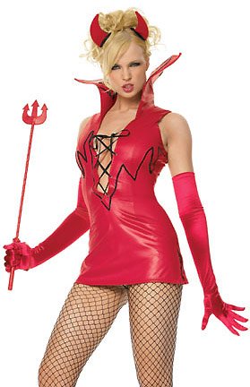Glitter Devil Costume Lingerie