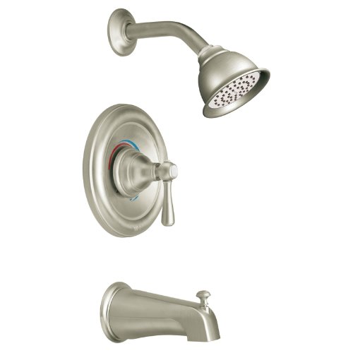 Moen T2113BN Kingsley Posi-Temp Tub and Shower Trim Kit without Valve, Brushed Nickel