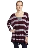 The Tee By Joe’s Jeans Womens Brielle Tunic, Heather/Plum, Small