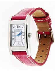 Coach womens watch Lexington Collection pink strap silver case 14501076