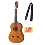 Yamaha CGS104A Full-Size Classical Acoustic Guitar Bundle with Nylon Strap and Polishing Cloth - Natural