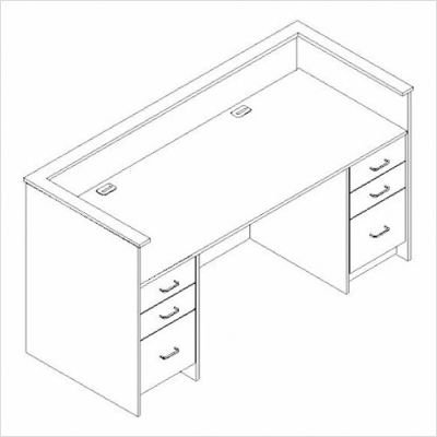 Buy Cheap Library Modular Front Desk System - 71
