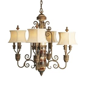Progress Lighting Bella Rustica Ceiling Chandelier P4399-111 Desert Sand by Progress Lighting
