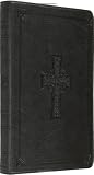 The Holy Bible: English Stanard Version, Thinline, Charcoal, Celtic Cross Design Synthetic Leather Red Letter (1581346549) by [???]