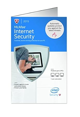 McAfee Internet Security 2015  - 3 PCs