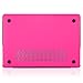 Kuzy - Lace Rubberized Hard Case for Older MacBook Pro 15.4 inch with Retina Display A1398 15 inch Plastic Shell Cover - Lace Neon Pink
