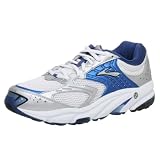  : Brooks Men's Beast Running Shoe,White/Nautical/Sil,8 EEEE