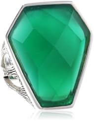 Barse "Anastasia" Faceted Green Onyx Ring