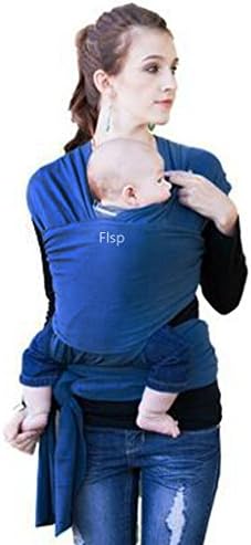 Flsp Baby Sling Carrier Natural Cotton Nursing Baby Wrap Newborns Sling Baby Holder Ultra Soft Infant Sling Child Carrier Safe Comfortable Nice Baby Shower Gift Durable &amp; Fashionable