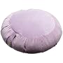 DreamTime Perfect Balance Zafu Cushion  Cranberry Brocade Dragonflies