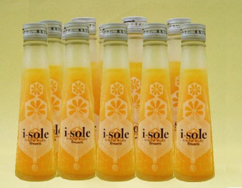 【冷凍便】愛ある愛媛のミカンのお酒　千代の亀　i-sole frozen（アイソーレ フローズン）120ml の１２本セット【凍結酒】