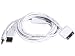 Audio and Sync Cable for iPhone / iPod(Apple Dock Connector to USB / 3.5mm Audio)