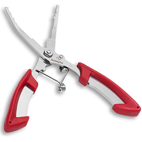 Fishing Tree Pliers 6.5 Long Needle Nose Crimpers Red Split Rings