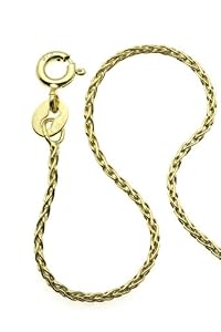 Miore Damen-Kette Weizen 9 Karat 375 Gelbgold 45 cm MSIL923CH