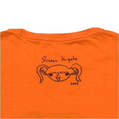 SWEET Tシャツ（長袖）オレンジ／空 : 三宅信太郎