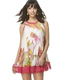 XOXO - XOXO Pleated Floral-Print Dress