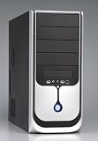 ATX Miditower Silverline mit silent Netzteil 420W