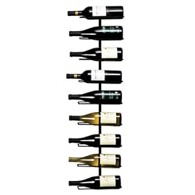 Wall Mount Wine Rack - 9 Bottle by HomeAndWine.com