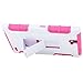 ZTE Grand X Max Case / ZTE Grand X Max+ Plus Case, CellJoy [Full Body Armor] {Pink / White} ZTE X Max Z787 / Z987 **ShockProof** Protection Hybrid Case **Kickstand** [Locking Belt Clip Holster]
