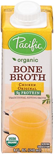 Pacific Foods Organic Bone Broth, (Pack of 12)
