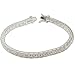 Tennis Bracelet Sterling Silver Zircon Gemstone 7.5 inches