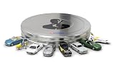 Corgi Toys James Bond Fit The Box TY99135 8-Piece Film Can Car Set