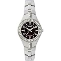 Women's Timex Crystals Watch - Silver/ Black