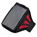 Neewer Black Mesh Hole Running Jogging Sport Armband Case (Black and Red)