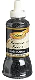 Roland Sesame Seeds, Bamboo Charcoal, 3.5-Ounce Bottles (Pack of 6)