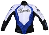 Joe Rocket Yamaha Luv Ladies Textile Motorcycle Jacket Blue/White M