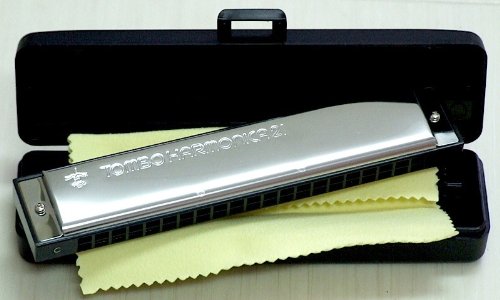 Cover image : TOMBO NO.3121/C トンボバンド21穴 複音ハーモニカ