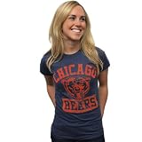 NFLChicagoBearsWoman'sVintageFlockShortSleeveCrewTee,NewNavy,Medium