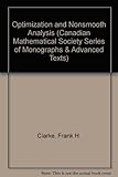 Optimization and nonsmooth analysis