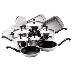 Farberware Classic Stainless Steel 17-Piece Cookware Set