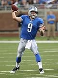 Redskins Lions Football: Detroit, MI - Matthew Stafford Photographic Poster Print by Carlos Osorio, 9x12