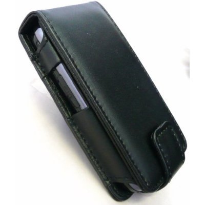 EMARTBUY SAMSUNG S5230 TOCCO LITE BLACK FLIP CASE/COVER/POUCH + SCREEN PROTECTOR
