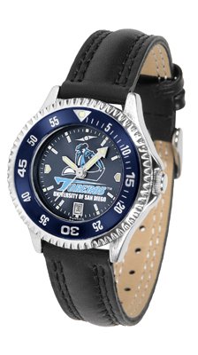 San Diego Toreros USD NCAA Womens Leather Anochrome Watch