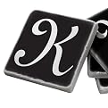 Marble Coaster Set K - Black