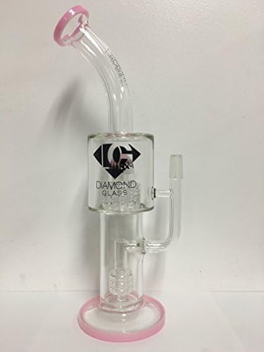 14mm Rig Matrix Perc Pink Diamond Glass
