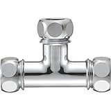 三栄水栓[SANEI] トイレ用品・ボールタップ ロータンク洗浄管 洗浄管連結チーズ 【H80-46-32】