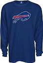 Buffalo Bills Navy Faded Logo Long Sleeve Thermal Waffle Shirt