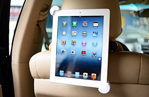 FIRE START 最新モデル! ipad mini/air対応 タブレットカーホルダーPC 車載ホルダーアームスタンド iPad タブレットPC 後部座席用7インチ~12インチ対応iPhoneスマホ モバイル車載スタンド携帯スタンド/カーマウント/車載用マウント ピンク