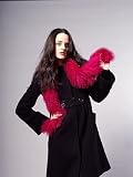 Hot Pink Fuzzy Shawls by Tara Jarmon