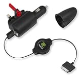 Retrak Retractable 4-In-1 Travel Charger for iPod and iPhoneby Retrak