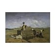 Bretons at the Well (Bretonnes a la Fontaine) by Jean-Baptiste-Camille Corot poster print,20 in. x 1