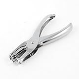 uxcell 単穴パンチ　交換用ポンチ　ペーパーカッター　オフィスホーム　滑り止めハンドグリップ