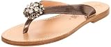 Paolo Bentini Womens Crystal Thong Sandal